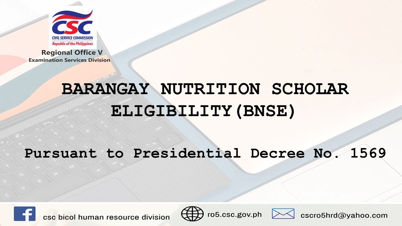 SPELS: On Point for Local Officials - Barangay Nutrition Scholar