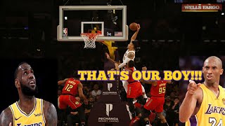 Danny Green SHOCKS Lebron James\/Kobe Bryant And The Entire Lakers with his NASTY PUTBACK DUNK!