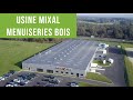 Bouvet  visite de lusine mixal  fabrication de menuiseries bois