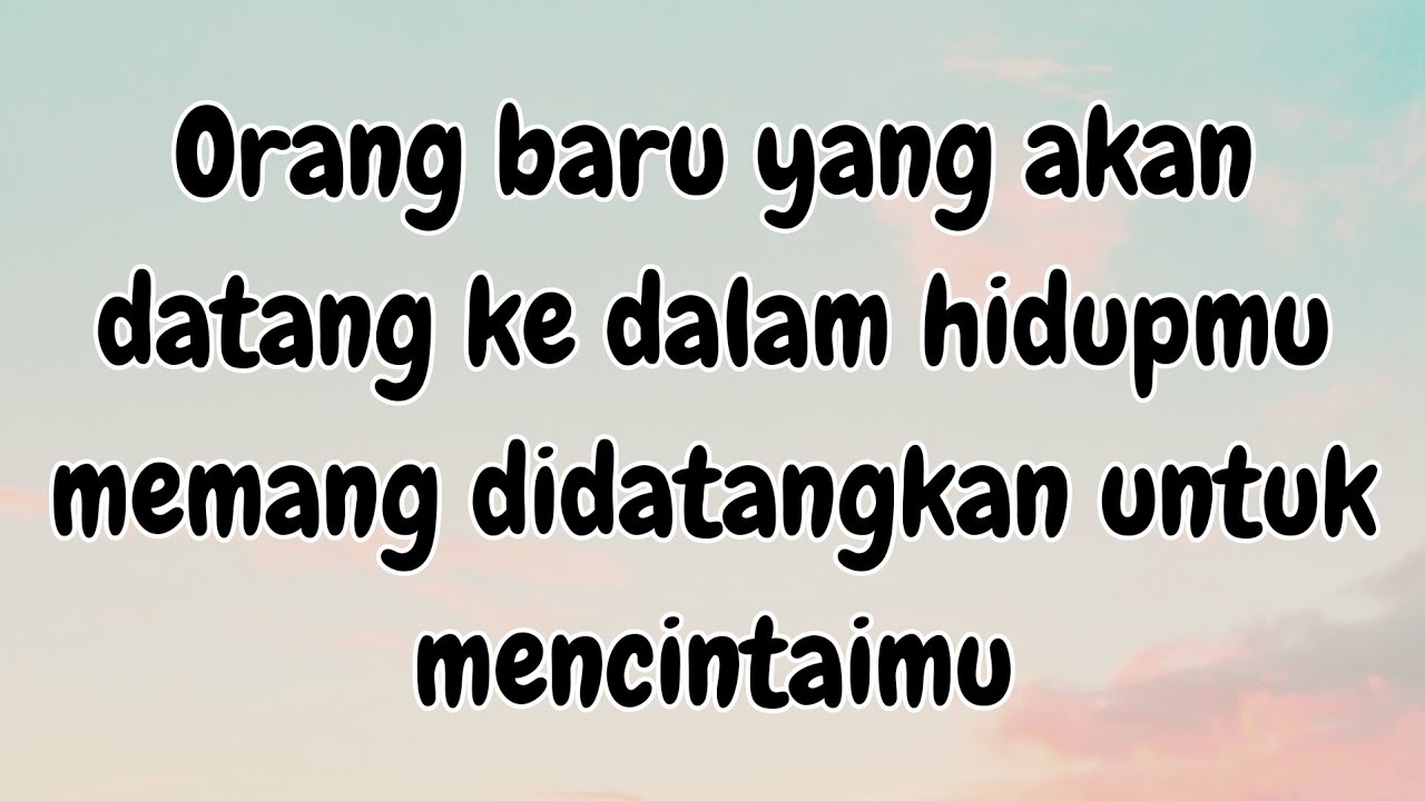 Energimu yang sudah jauh lebih baik menarik orang baru masuk kedalam hidupmu