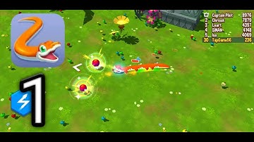 Snake Rivals Gameplay Walkthrough Part 1 (Android,IOS)