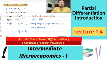 Partial Differentiation Introduction | Functions of Several Variables | Very Basic |  1.4 |