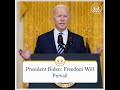 President Biden: Freedom Will Prevail