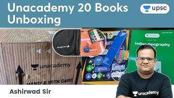 Unacademy 20 Books Unboxing with Ashirwad Sir | UPSC CSE