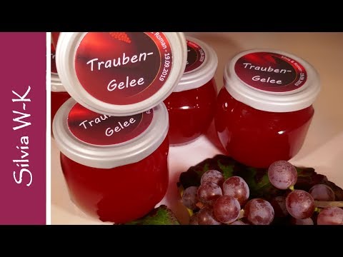 Video: Traubenmarmelade und Gelees - Was sind gute Trauben für Marmelade oder Gelee aus dem Garten?