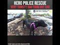 Hero Police Rescue Very Thirsty Dog from Hot Car