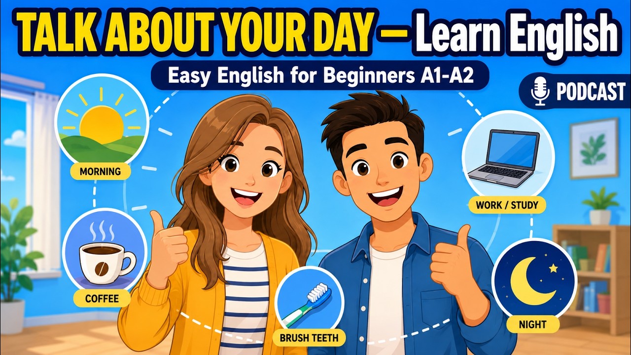 Daily Routine Talk Daily Routine - Talk About Your Day in English | Podcast for Beginners ...
