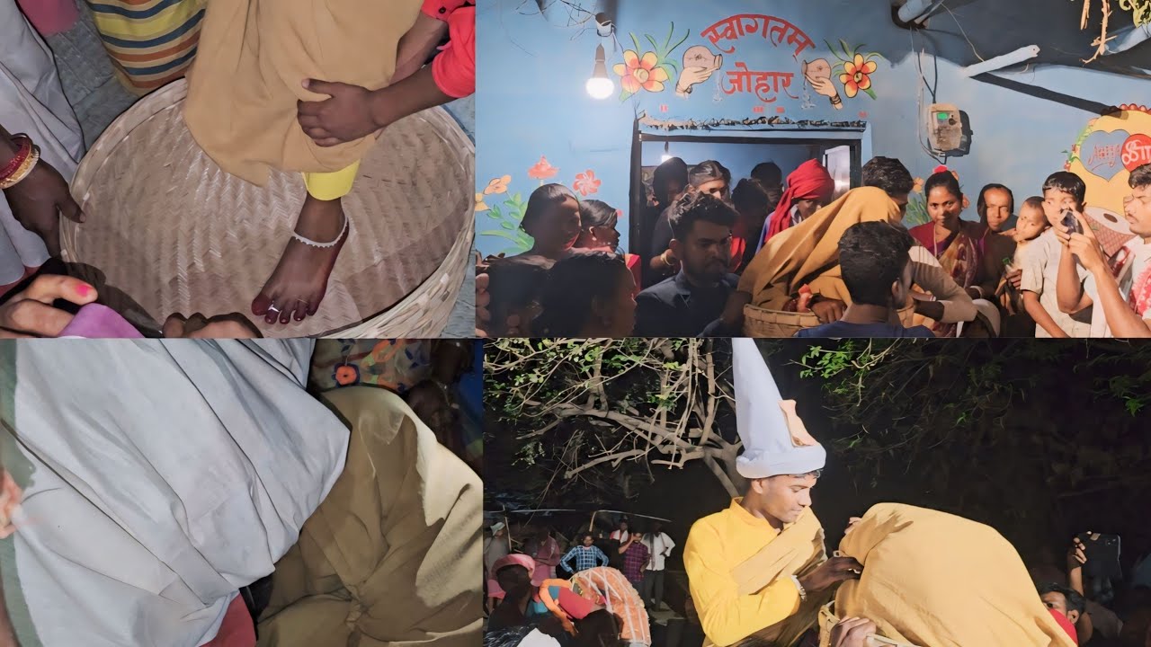 ASIAN SANTAL TRIBE JHARKHAND INDIA||TRADITIONAL MARRIAGE CEREMONY||BAPLA SINDRADHAN VIDEO||