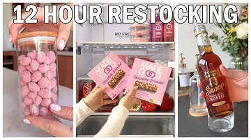 12 Hours Of Restocking/Organizing/Cleaning ASMR Videos To Fall Asleep To