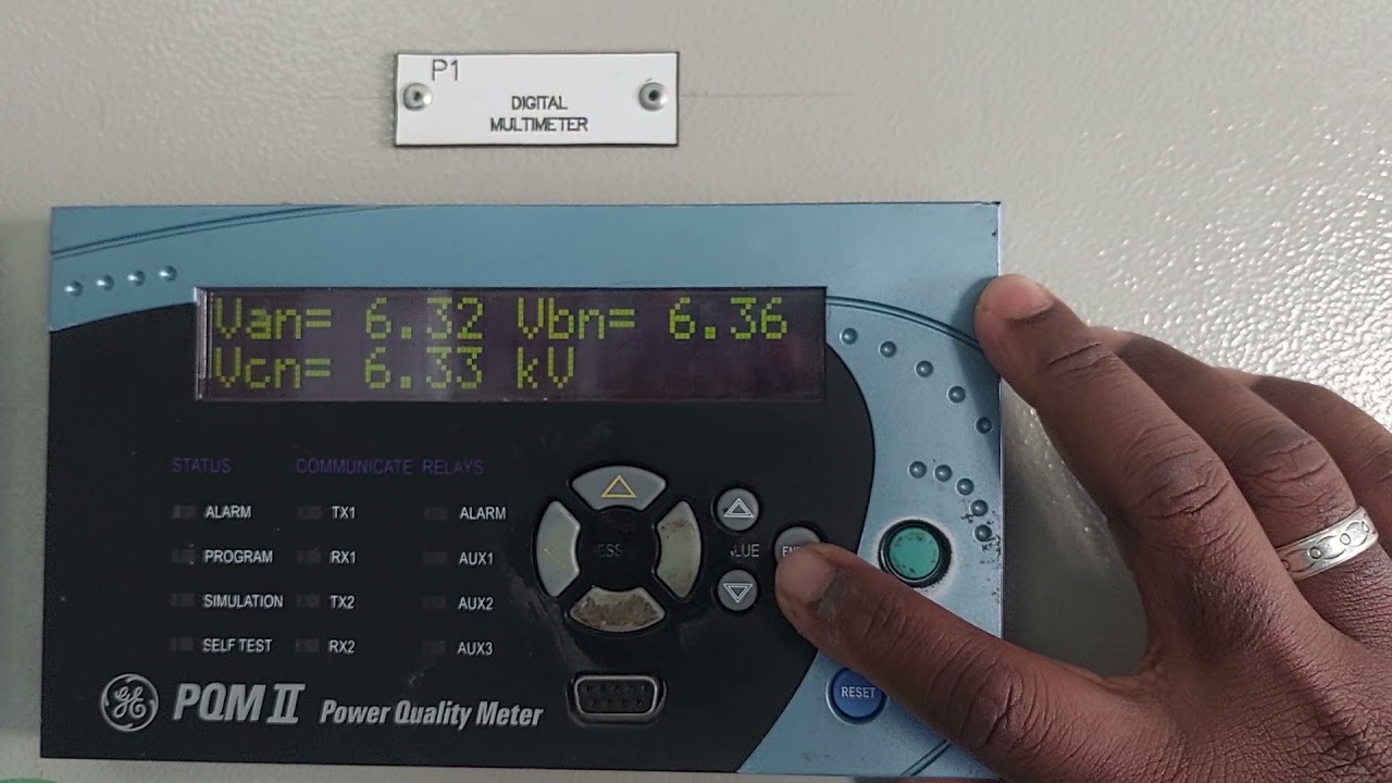 How To Read The Power Quality Meter GE