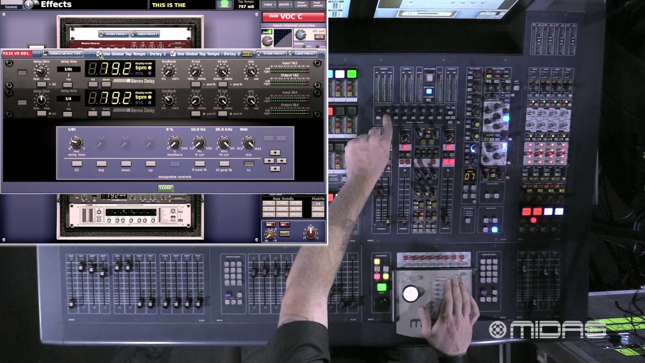 Stereo Delay - Midas Master Class Series - ProX with Steve Lagudi