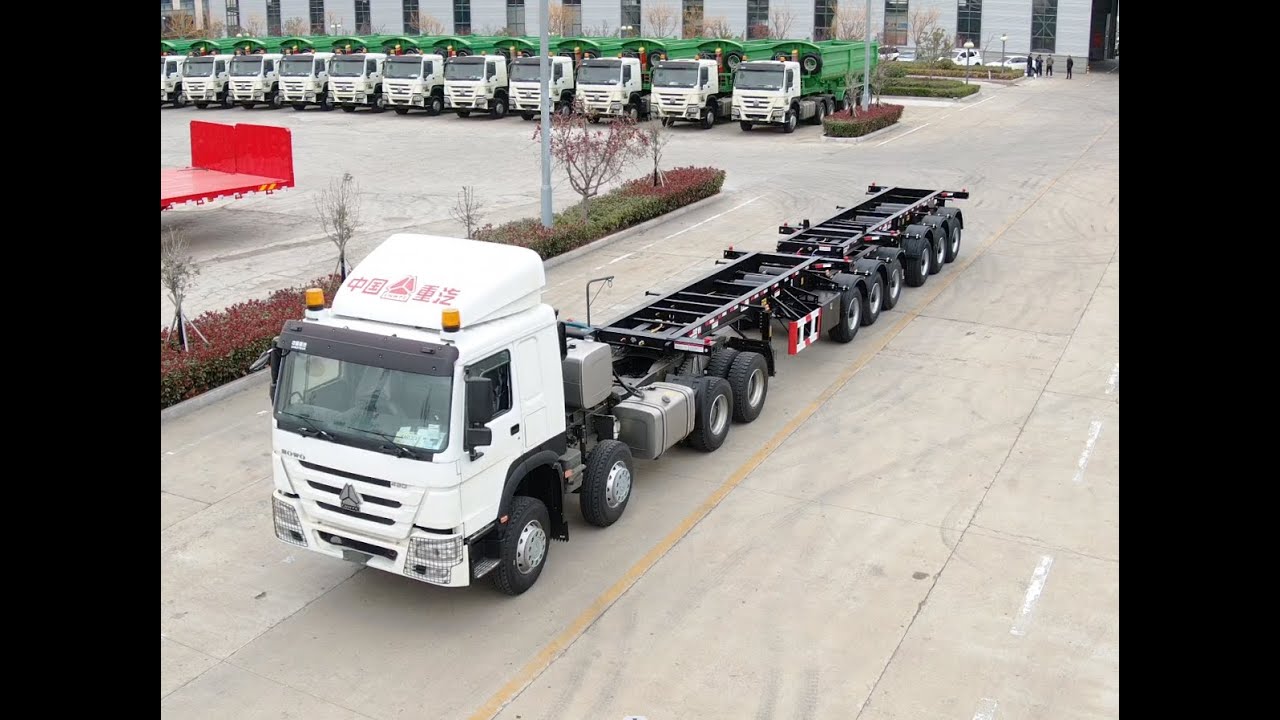 3 Axle 40ft Skeleton Trailer   Sales Tel:+8613863731917