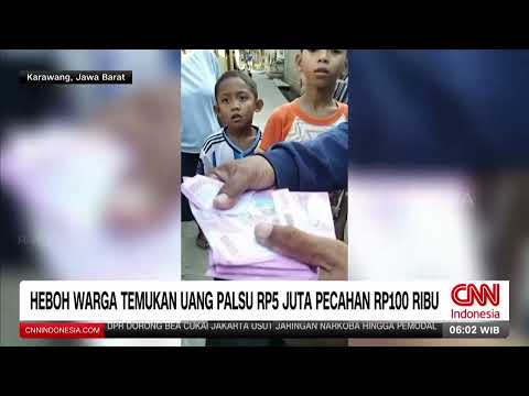 Residents Shocked by Finding Counterfeit 5 Million Rupiah in 100,000 Rupiah Notes | MORNING EDITO...