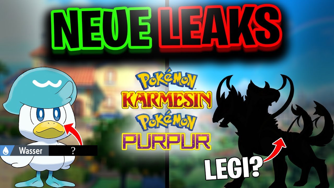 Pokemon Karmesin Und Purpur Starter Leaks NEUE LEAKS zu Pokémon Karmesin & Purpur! Starter Finaltypen