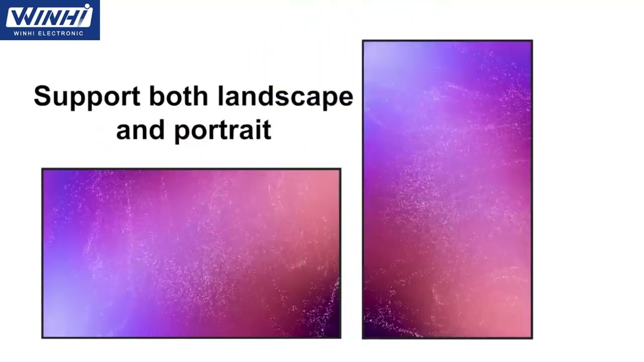 32/43/55/65" Ceiling/Wall Mount 4K Ultra HD Tempered Glass Smart Android Ultra Thin LCD Display