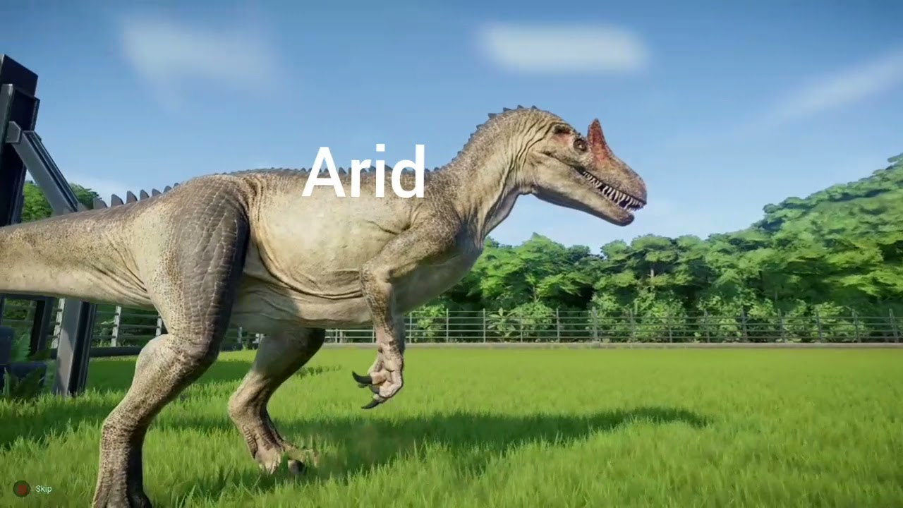 JWE all allosaurus skins