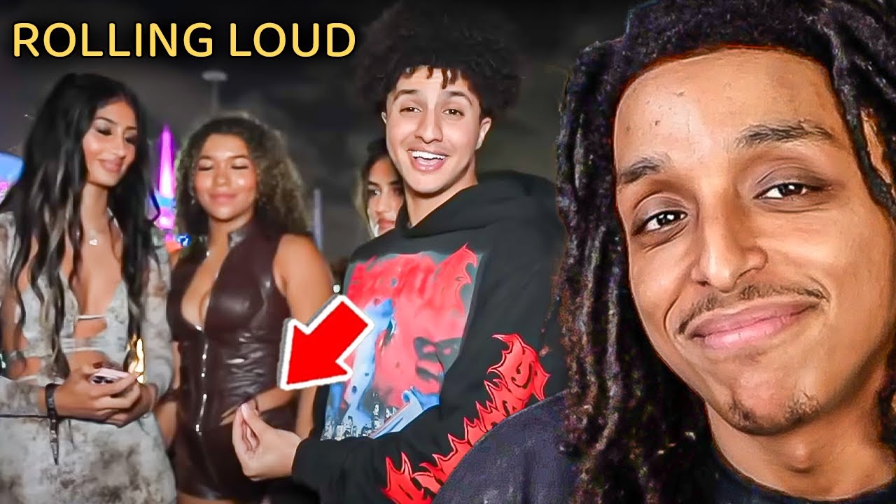 Ash Alk Trolling BADDIES at Rolling Loud 😂