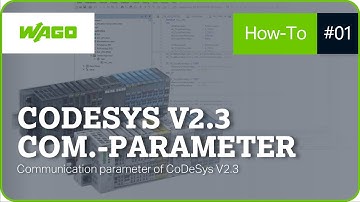 Communication Parameter of Codesys V2.3