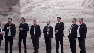 Traditional Croatian klapa singing in Dicletioan Palace, Split