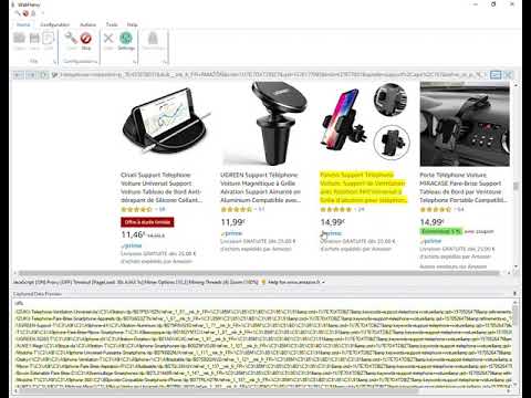 Scraping product details