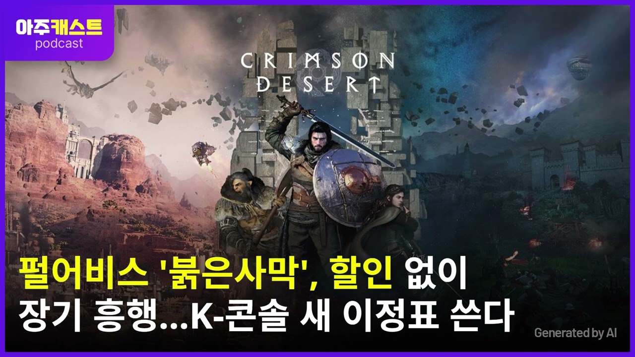펄어비스 붉은사막, 할인 없이 장기 흥행…K-콘솔 새 이정표 쓴다