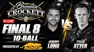 FINAL 32 | TYLER STYER vs MITCH ELLERMAN | $10,000 ADDED 2026 Brendan Crockett Memorial 10-Ball