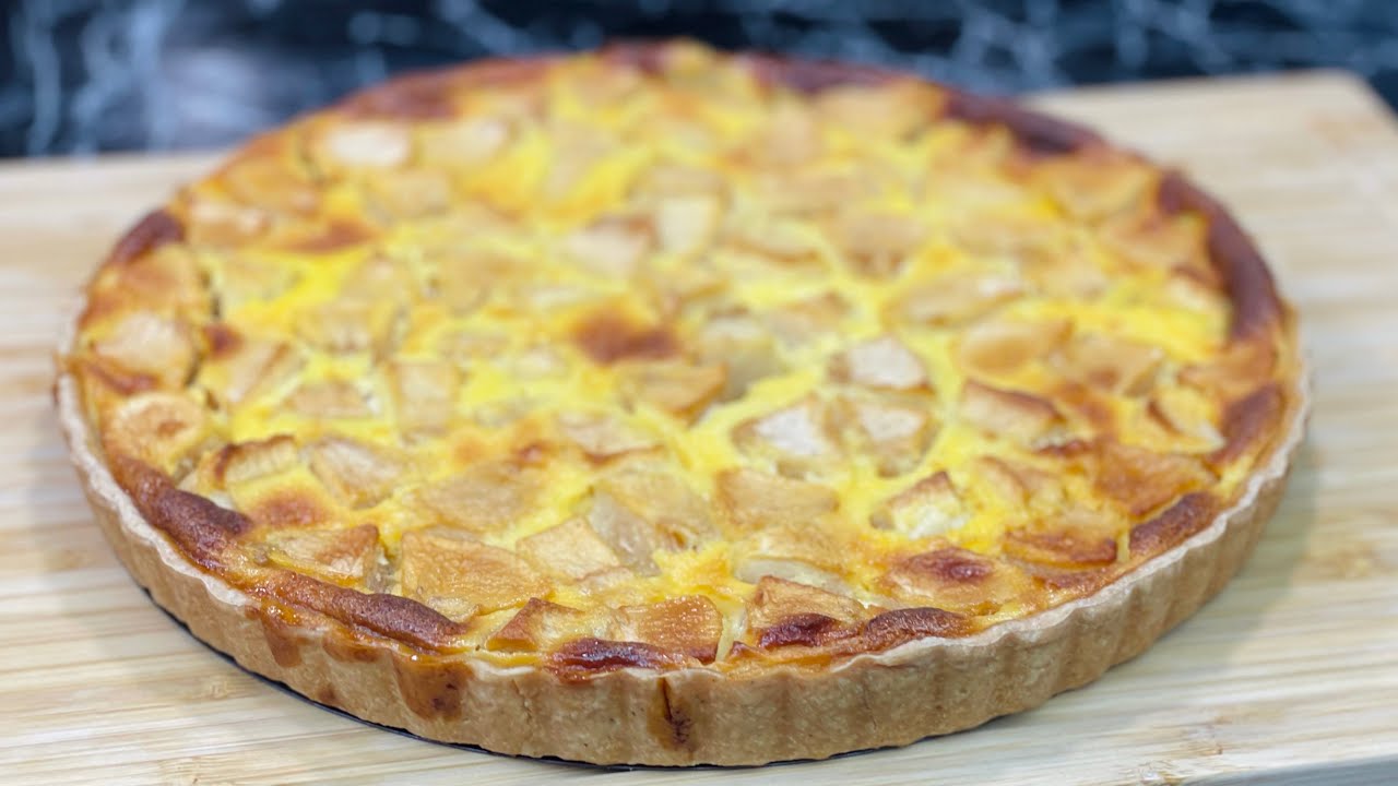 НОРМАНДИЙСКИЙ ЯБЛОЧНЫЙ ПИРОГ 🍎 Наслаждение для перекуса!