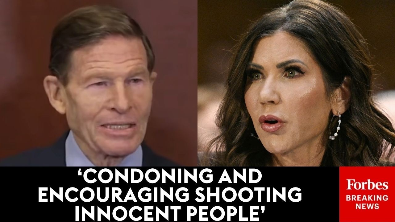 'It Is Unforgiveable': Richard Blumenthal Lays Into Kristi Noem Over Handling Of ICE, DHS