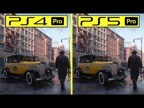 Mafia Definitive Edition PS4 Pro vs PS5 Pro Graphics Comparison + FPS Test