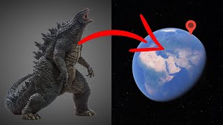 OMG! Found Godzilla on Google Earth!
