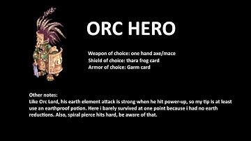 MVPing with Whitesmith: Orc Hero