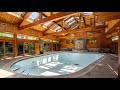 Exploring Abandoned 1990&#39;s Party Mansion with Amazing Indoor Pool