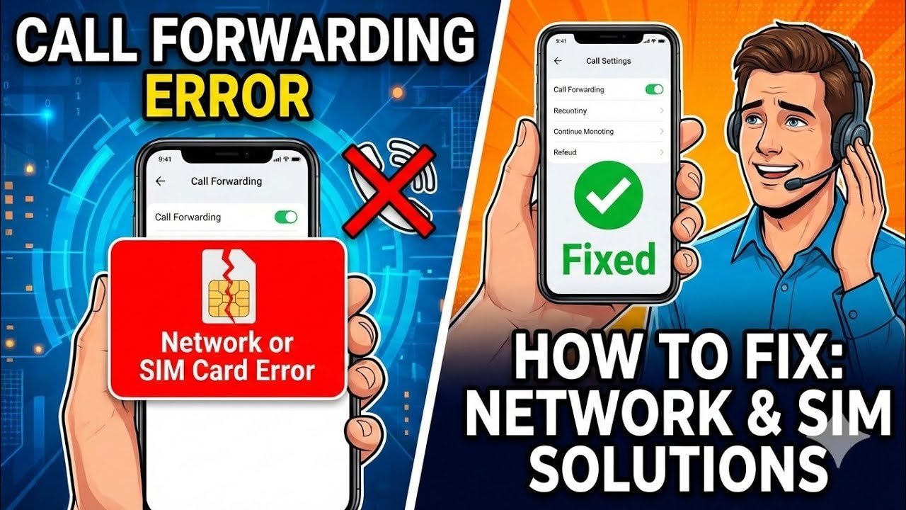 Call forwarding  network or sim card error Problem || call forwarding call settings error how to Fix