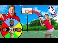Pick your nba player trickshot horse lebron james stephen curry kyrie irving