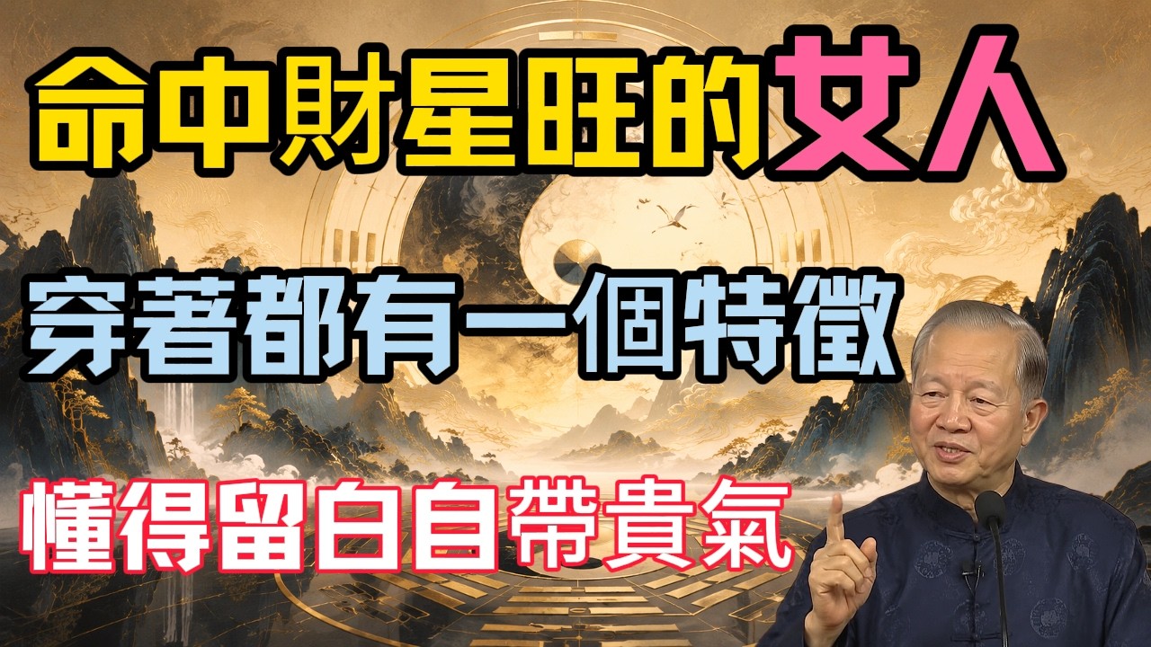 人靠衣装只说对一半!易经解密:衣服是在「露命」不是「装命」#易经 #观卦 #五行穿衣 #穿搭风水 #颜色能量 #命理 #八字 #财星 #补运 #旺夫命 #藏风聚气 #阴阳平衡 #气场 #富贵命 縮圖