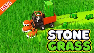Can I Mow the Whole Field? | Stone Grass Gameplay Part 2 🚜✨ screenshot 4