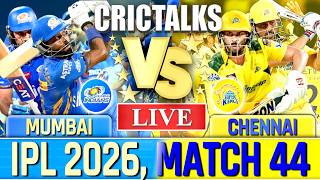 🔴 Live: MI v CSK, IPL 2026, Cricket Live Match Today Scores & Commentary, Last 8 Overs