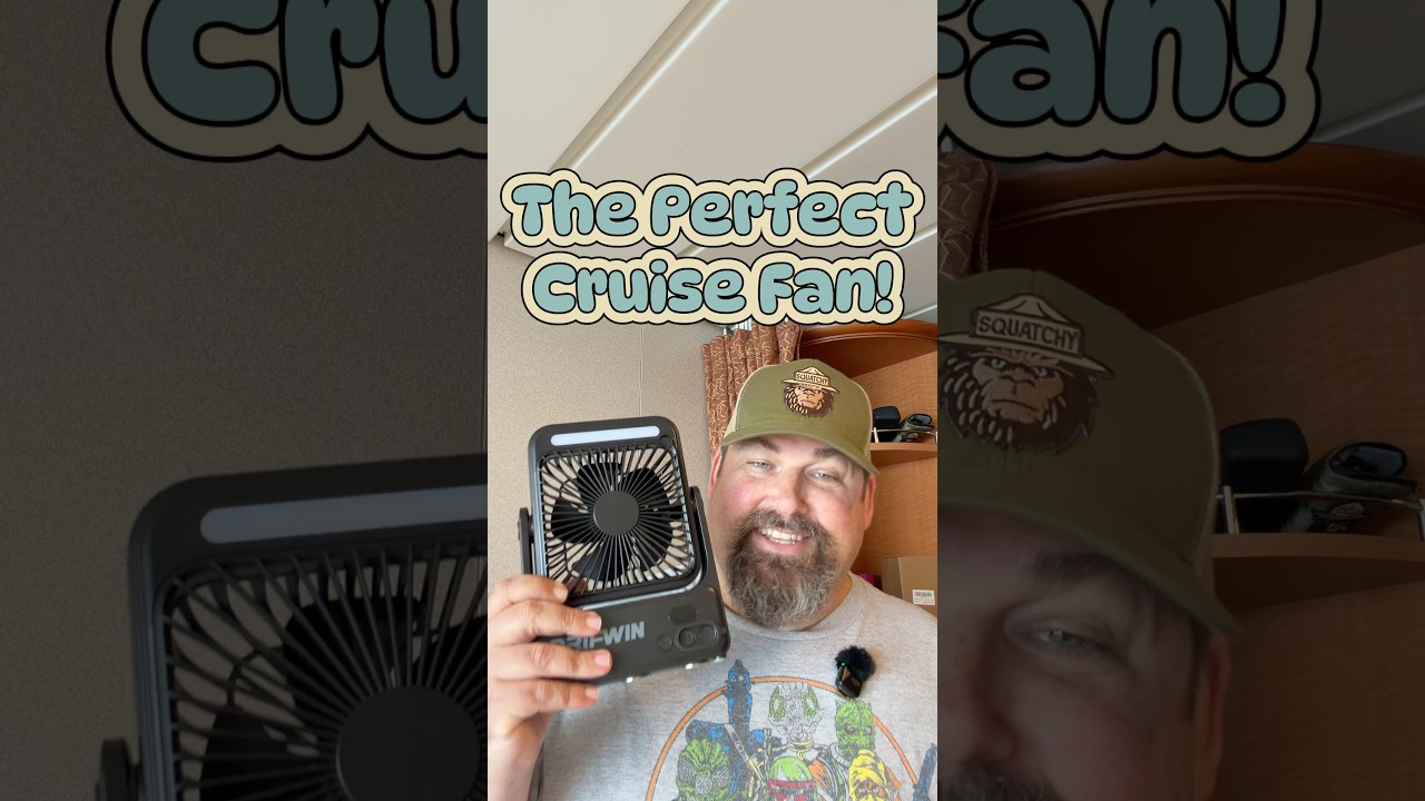 Going on a cruise I’ve got the perfect Cruise fan to bring ! # #cruisetime #cruisehack￼