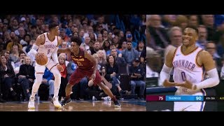 Russel Westbrook Makes Collin Sexton His Latest ROCK THE BABY Victim