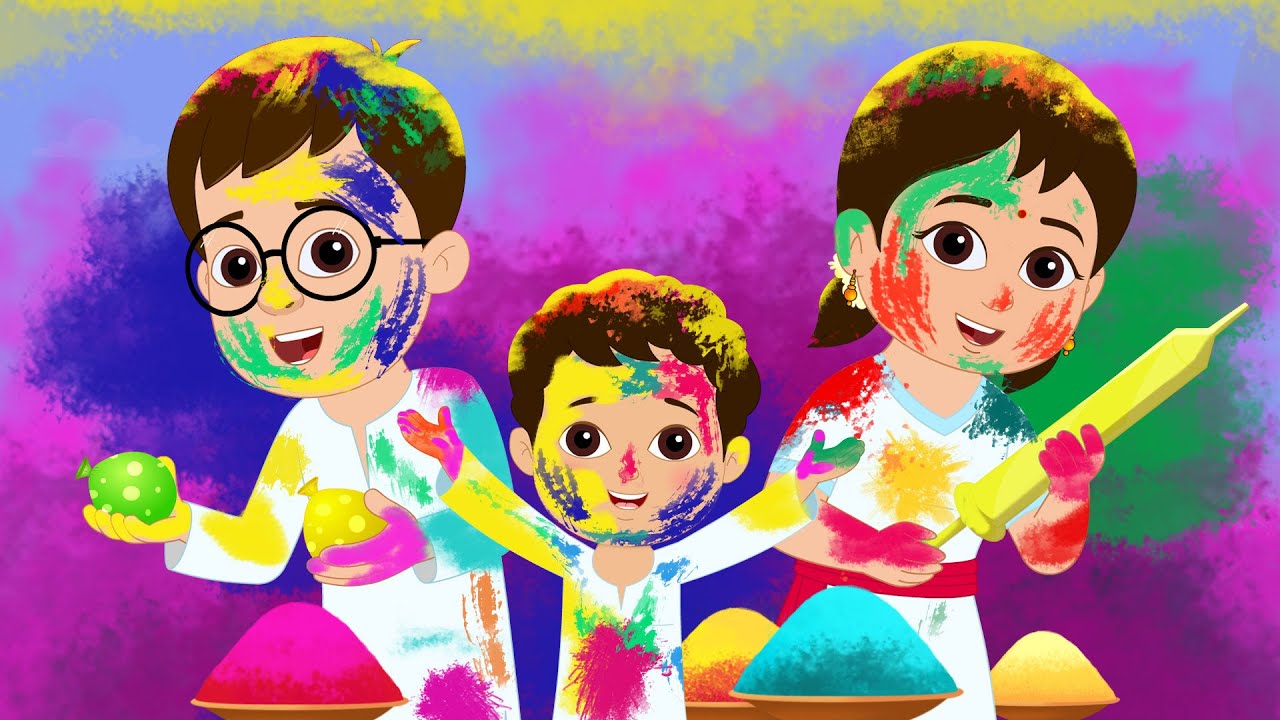 Holi Hai होली है | Happy Holi | हैप्पी होली 2025 + More Hindi Rhymes | Fun For Kids TV
