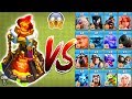 Max Inferno Tower vs All Troops - Clash of Clans