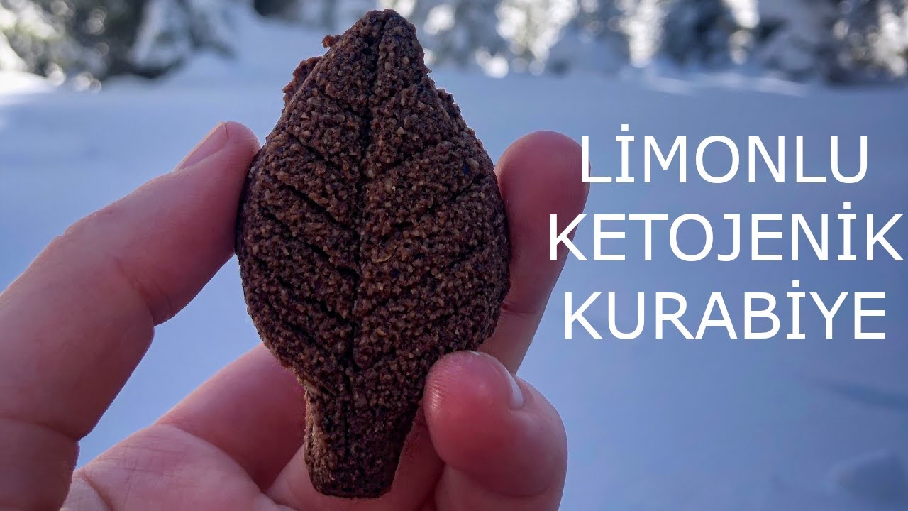 Limonlu Glutensiz Şekersiz Ketojenik Kurabiye Tarifi Ketojenik