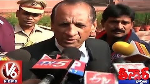 Governor E.S.L. Narasimhan Reacts On Congress Leaders Comments | Teenmaar News | V6 News