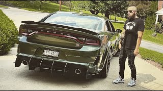 Rear Diffuser On A 2021 Dodge Charger Widebody Scatpack