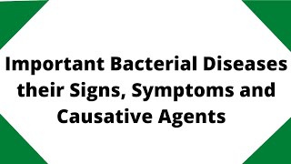 Bacterial Diseases | Signs and Symptoms | Causative Agents | Bacterial Infection screenshot 5