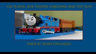 CGI Plarail 2018 Thomas Unboxing and Test Run (First video of 2022)