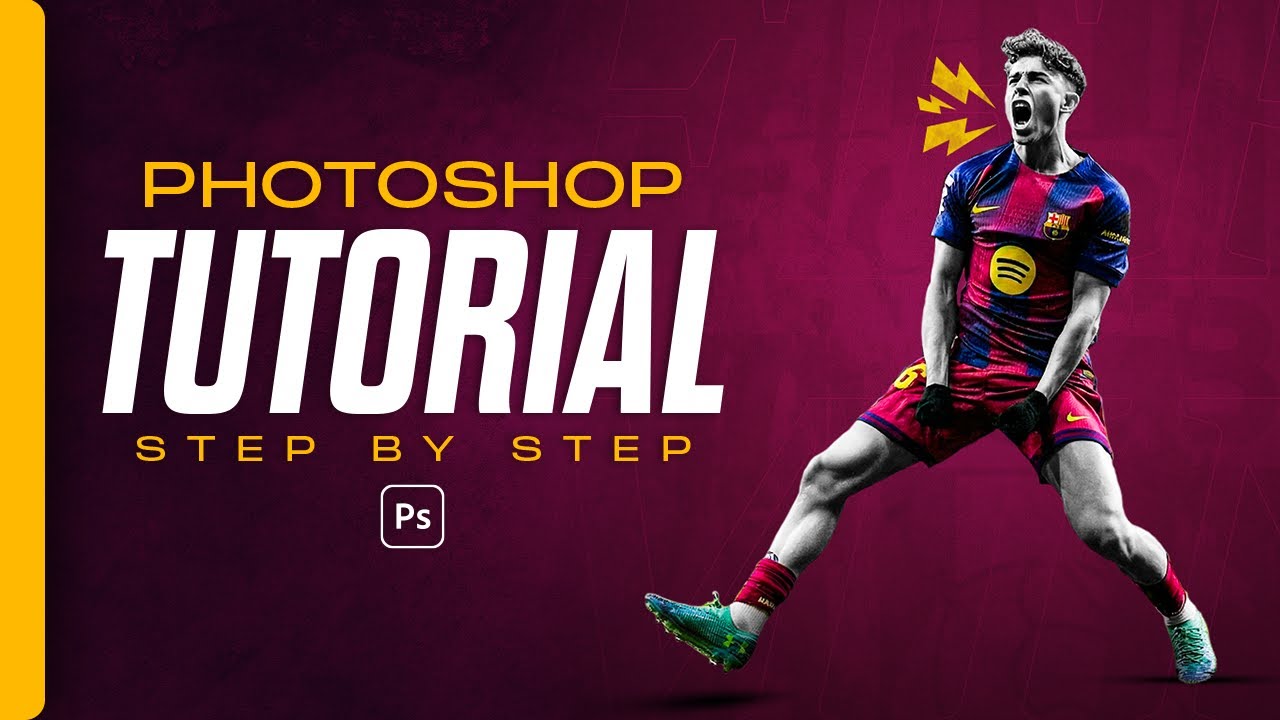 Fermín López (FC Barcelona) - Poster Design Process [Speed Art]