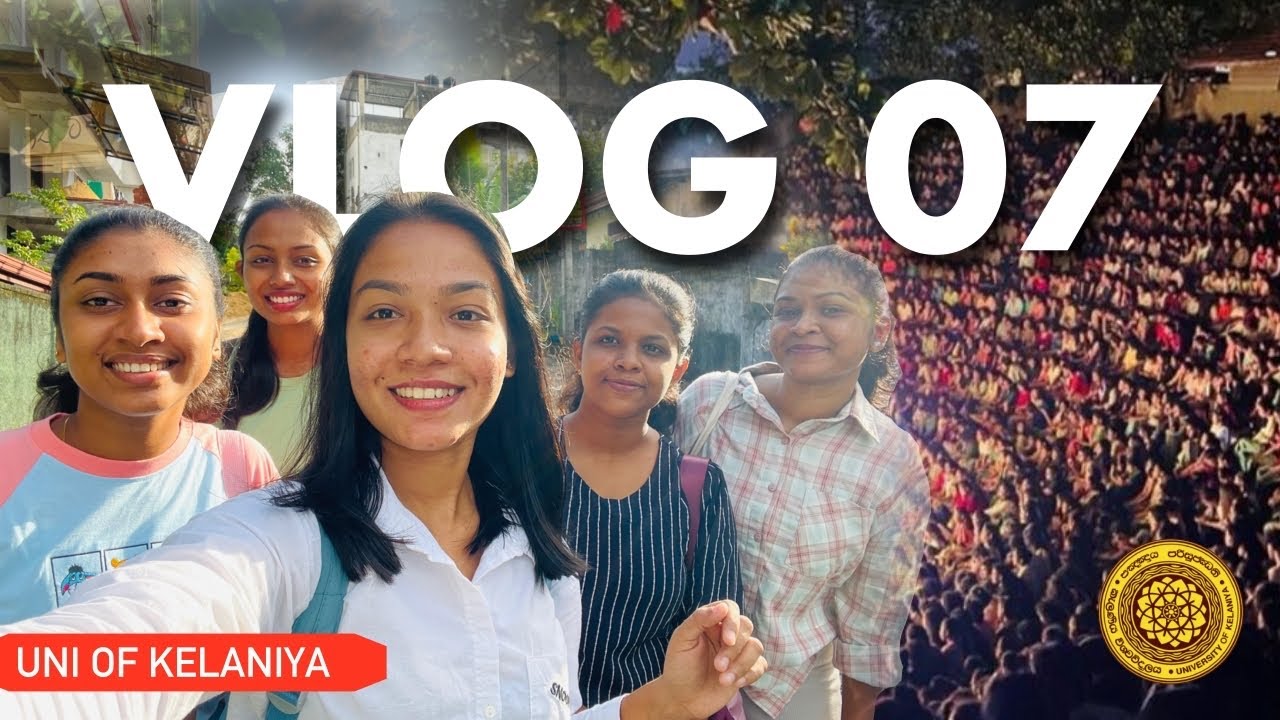 VLOG 07 | අදත් මාත් එක්ක කැළණියෙ lectures යමු ❤️#dailyvlog #tharu #uok #uni