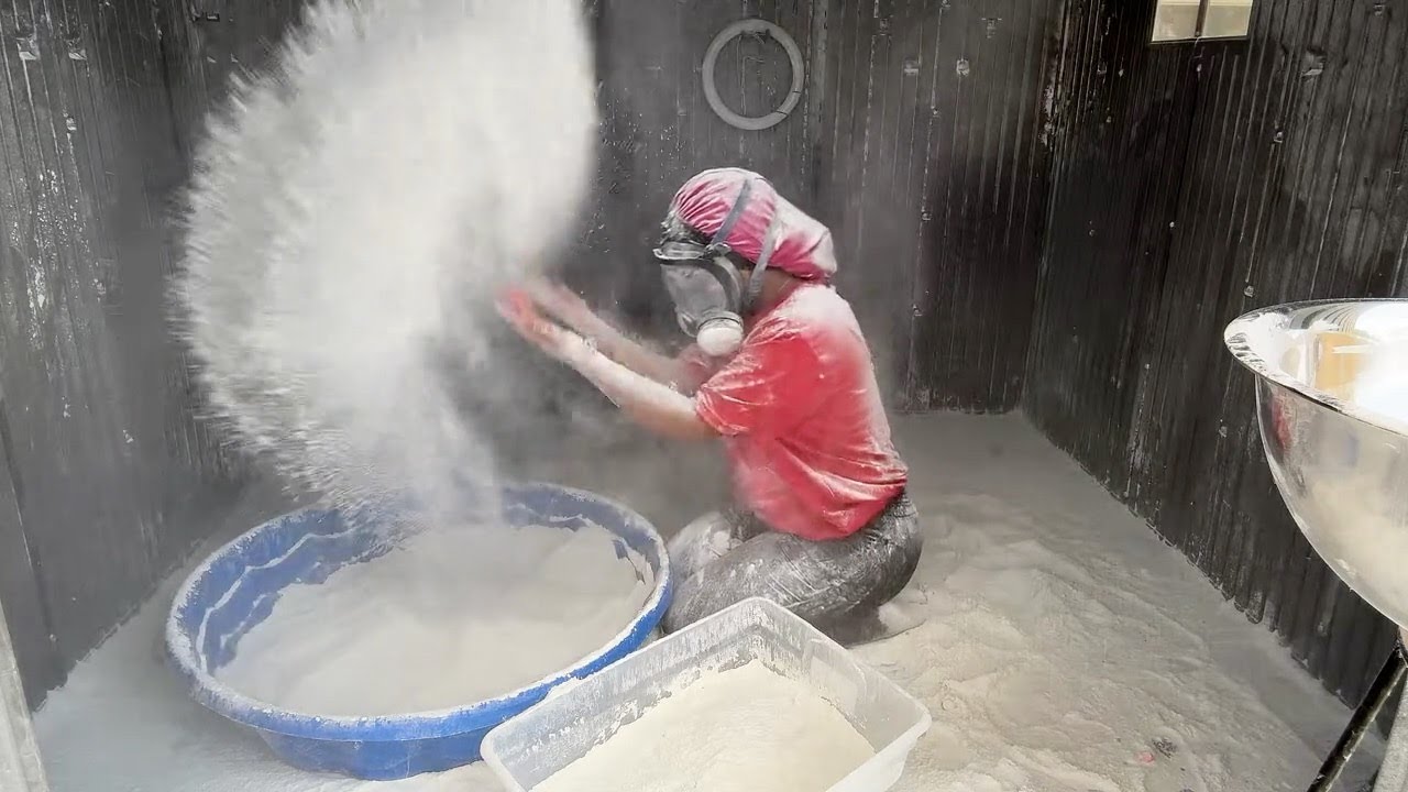 ASMR CLEAN UP, POWDER THROWING AND PLAY  PT 1 #ASMR #powderplay