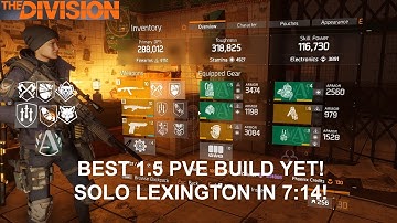 The Division - 1.5 Best PVE Build Yet! 4 AlphaBridge 2 HE - Insane damage output!